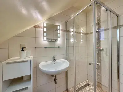 Ein Badezimmer in der Unterkunft Kegel