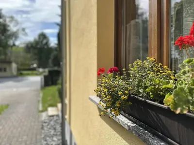 Ein Garten an der Unterkunft Kegel