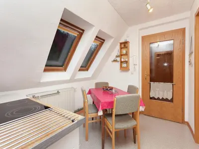 Küche/Küchenzeile in der Unterkunft Gemütliche Wohnung mit Kamin in Dresden-Freital