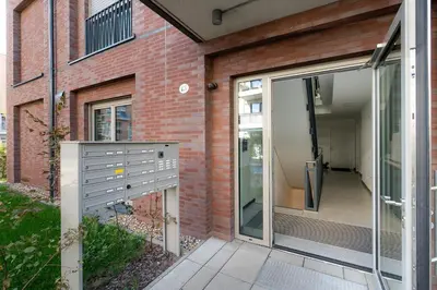 Grundriss der Unterkunft Promenadenquartier mit Elbblick, Küche und Parken