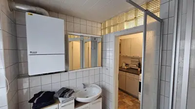 Küche/Küchenzeile in der Unterkunft Ferienwohnung Stephan