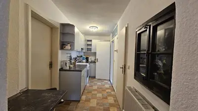 Küche/Küchenzeile in der Unterkunft Ferienwohnung Stephan