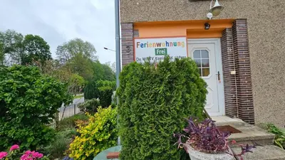 Ein Garten an der Unterkunft Ferienwohnung Stephan
