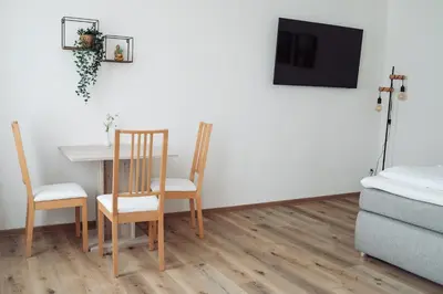 TV/Unterhaltungsangebot in der Unterkunft Zentrum, gemütlich, modern, 2P, WiFi