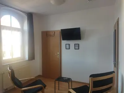 TV/Unterhaltungsangebot in der Unterkunft Monteurwohnung Masa 2 Betten