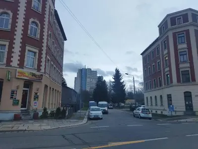 Das Gebäude in dem sich die Ferienwohnung befindet