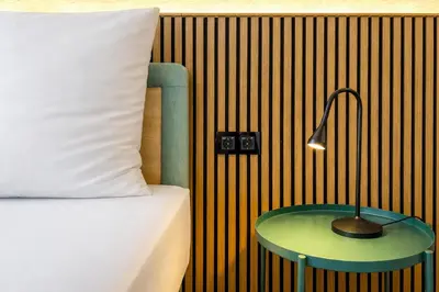 Ein Bett oder Betten in einem Zimmer der Unterkunft Homely Apartments Burgblick Parkplatz Wlan Küche Zentral