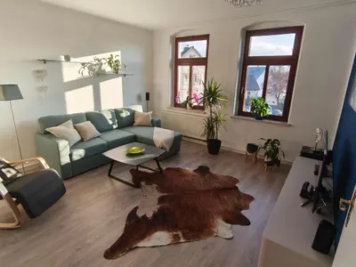 Ein Sitzbereich in der Unterkunft SilberhErz