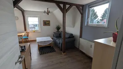 Grundriss der Unterkunft Ruhiges Dachgeschoss-Apartment im Südosten von Dresden