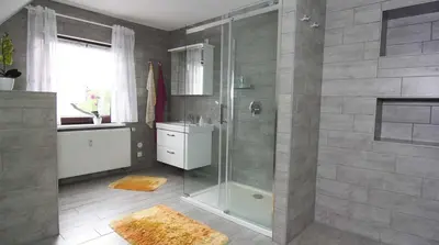 Ein Badezimmer in der Unterkunft Ferienwohnung Kresse