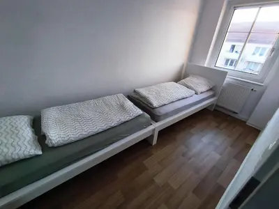 Ein Sitzbereich in der Unterkunft Business Apartment Chemnitz