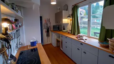 Küche/Küchenzeile in der Unterkunft Haus Ilse