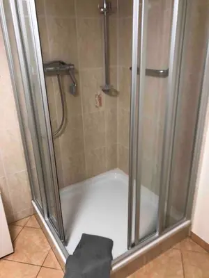 Ein Badezimmer in der Unterkunft Pension Ute