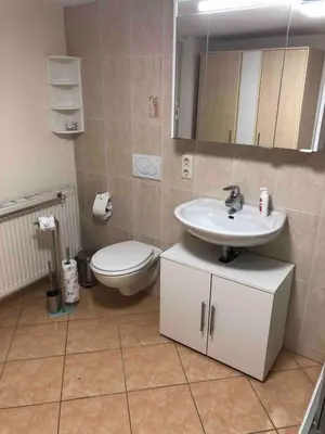 Ein Badezimmer in der Unterkunft Pension Ute