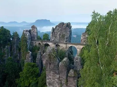 Naturlandschaft in der Nähe des Ferienhauses