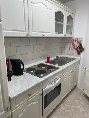 Küche/Küchenzeile in der Unterkunft Ferienwohnung Furchner
