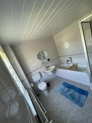 Ein Badezimmer in der Unterkunft Ferienwohnung Furchner
