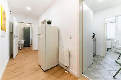 Ein Badezimmer in der Unterkunft City Apartment Dresden 2 bis 4 Personen, WLAN, TV