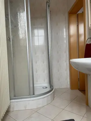 Ein Badezimmer in der Unterkunft Haus Waldeck