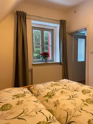 Ein Bett oder Betten in einem Zimmer der Unterkunft Haus Waldeck