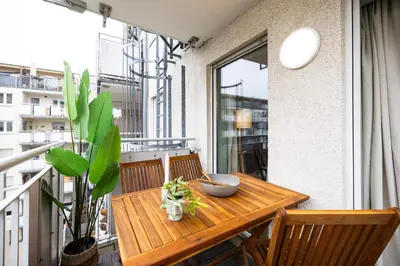 Ein Balkon oder eine Terrasse in der Unterkunft Staytime - Mira Suite I TOP Location I Balcony