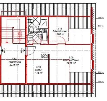 Grundriss der Unterkunft Gutshof 1600