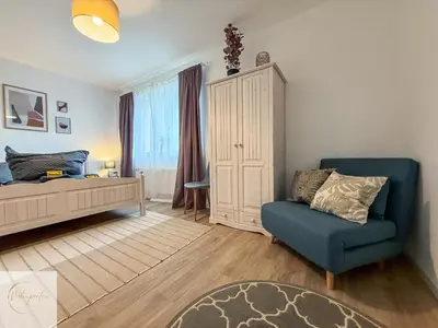 Ein Sitzbereich in der Unterkunft Cozy Apartment Old Town Elli42