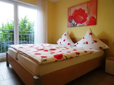 Ein Bett oder Betten in einem Zimmer der Unterkunft Holiday apartment with 1 bedroom