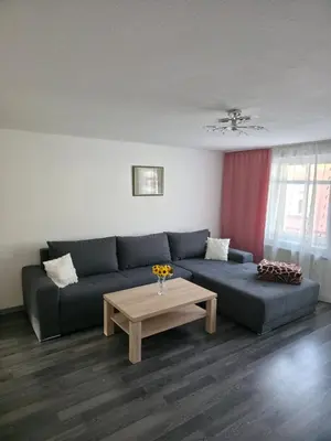Ein Sitzbereich in der Unterkunft Flonta Ferienwohnung