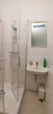 Ein Badezimmer in der Unterkunft Central Apartments Chemnitz KASSBERG