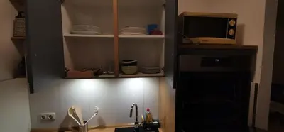 Küche/Küchenzeile in der Unterkunft Central Apartments Chemnitz KASSBERG