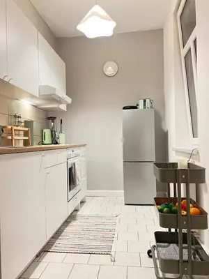 Küche/Küchenzeile in der Unterkunft Liebe Wohnung Pension