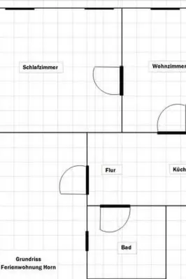 Grundriss der Unterkunft Apartment Apartment Horn by Interhome