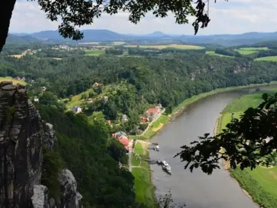 Naturlandschaft in der Nähe des Ferienhauses