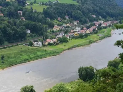 Naturlandschaft in der Nähe des Ferienhauses
