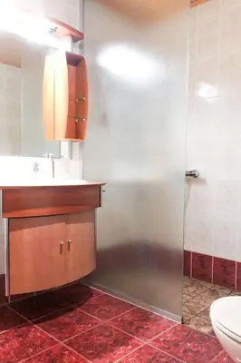 Ein Badezimmer in der Unterkunft Apartment Gemütliche Wohnung in Niederpoyritz mit Garten by Interhome