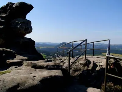 Naturlandschaft in der Nähe des Ferienhauses