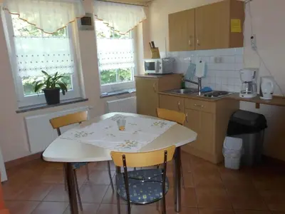 Küche/Küchenzeile in der Unterkunft Apartment Wolfsgrund by Interhome