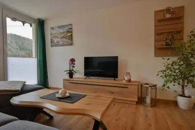 TV/Unterhaltungsangebot in der Unterkunft Ferienwohnung Wanderlust