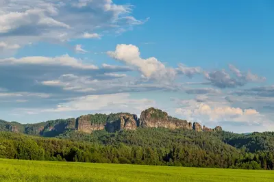 Naturlandschaft in der Nähe des Gasthauses