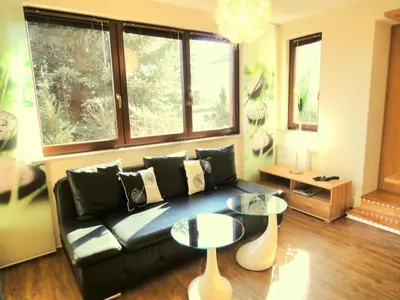 Ein Sitzbereich in der Unterkunft Apartment Fewo Ginkgo II by Interhome