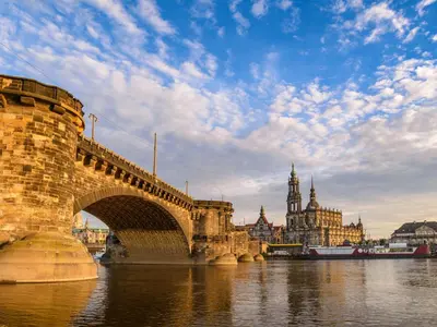 Blick auf einen Fluss in der Nähe der Ferienwohnung