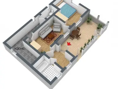 Grundriss der Unterkunft Holiday Home in Maxen mit Privatem Pool by Interhome
