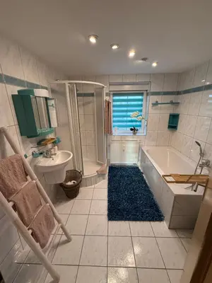 Ein Badezimmer in der Unterkunft Apartment nahe Senftenberger See - Wohnung 1