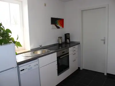 Küche/Küchenzeile in der Unterkunft XXL Ferienhaus in Struppen