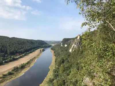Naturlandschaft in der Nähe des Ferienhauses