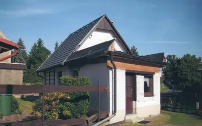 Das Gebäude in dem sich die Ferienwohnung befindet