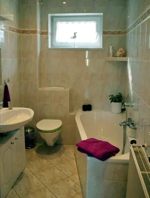 Ein Badezimmer in der Unterkunft Ferienwohnung Deutschmann