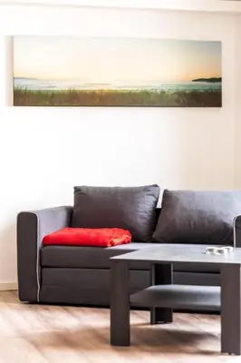 Ein Sitzbereich in der Unterkunft Apartment Tolle Ferienwohnung in Freital by Interhome