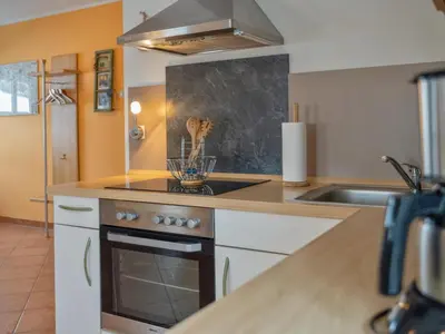 Küche/Küchenzeile in der Unterkunft Hohnstein